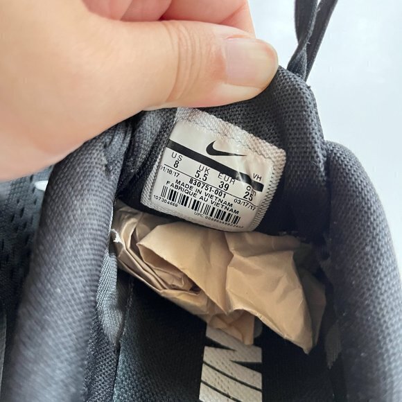 Nike Flex 2016‎ Lace Up 830751 001 Running Shoes Black Womens Size 8 Athletic - Picture 5 of 9